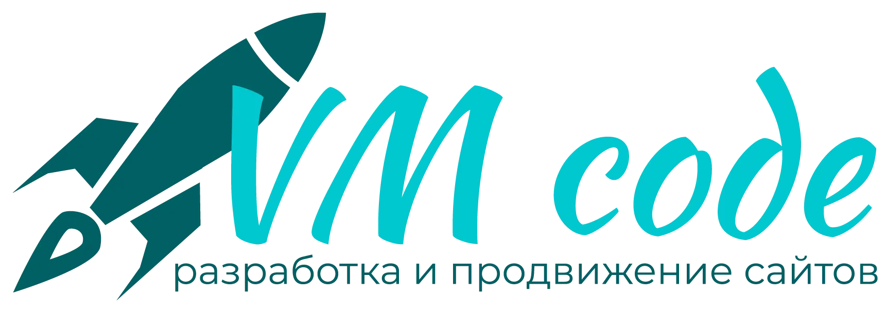 Логотип VM Code — разработка и продвижение сайтов